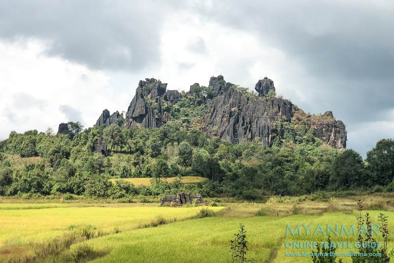 Myanmar Reisetipps | Pinlaung | Mount Wingabar mit der Yar-Za-Höhle (auch Hti Bwar Cave)