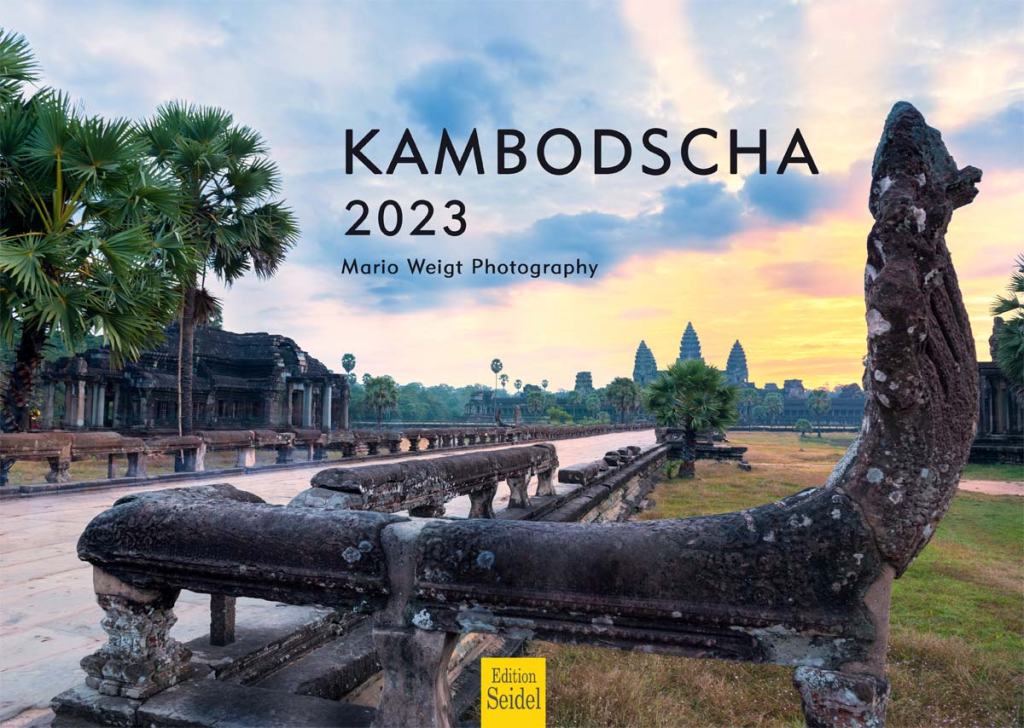 Kambodscha 2023: Kalender vom Verlag Edition Seidel mit Fotos von Mario Weigt