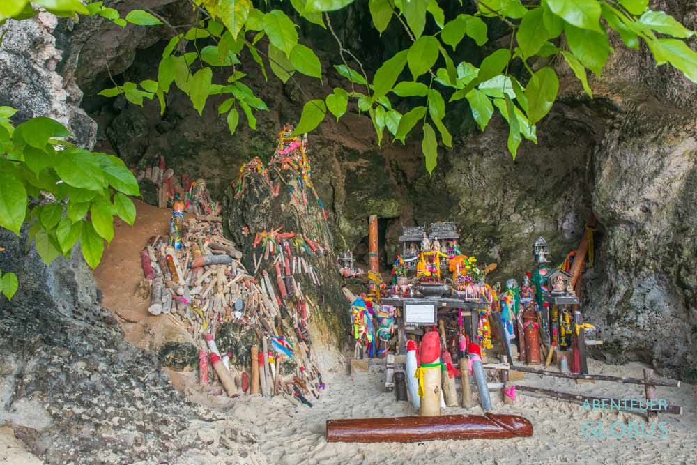 Princess Cave am Phra Nang Beach auf der Halbinsel Railay